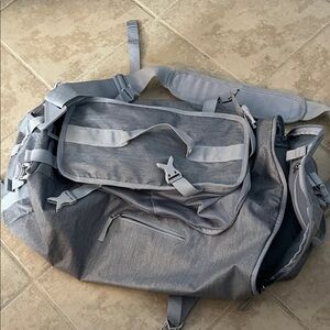 Gray Men's Duffel Bag